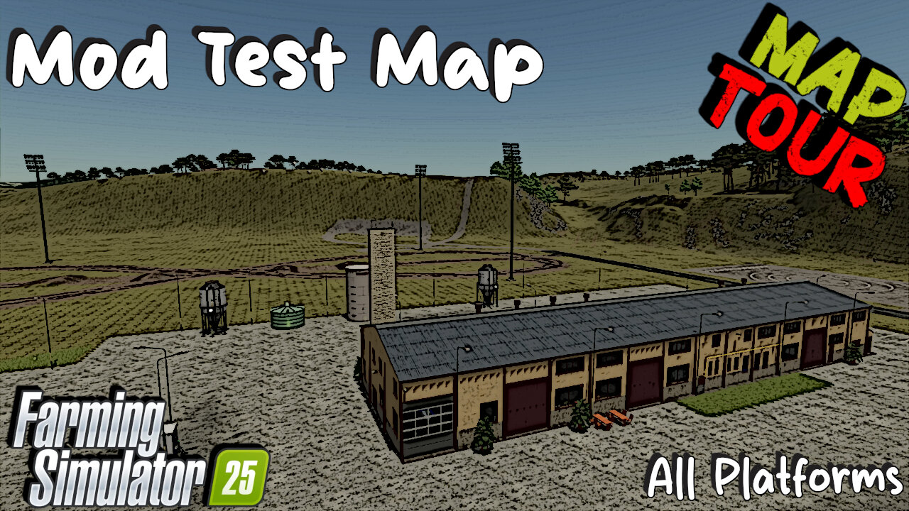 Map Tour | Mod Test Map | All Platforms | Farming Simulator 25