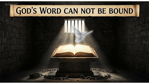 Another Example Of How God's Word Can Not Be Bound