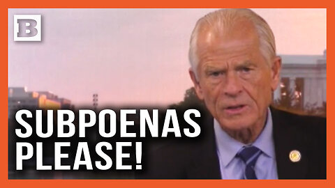 Navarro: Leadership of FBI Was "Weaponized," Subpoena Them Before Midterms