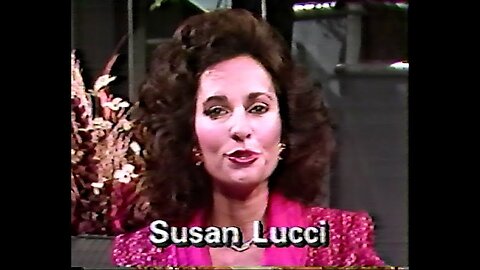 December 21, 1985 - Susan Lucci Public Service Spot & Rams-Raiders 'Monday Night Football' Promo