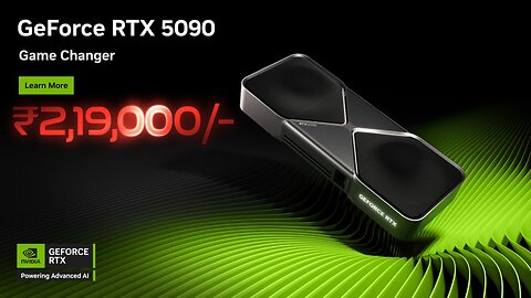 RTX 5090 SHOCKINGLY Available in India for ₹2,19,000