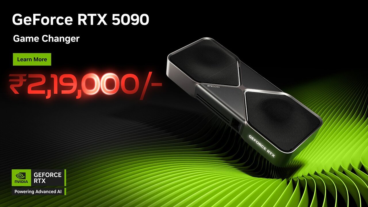 RTX 5090 SHOCKINGLY Available in India for ₹2,19,000