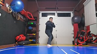 WTD Round Kick to Oblique Kick sequential