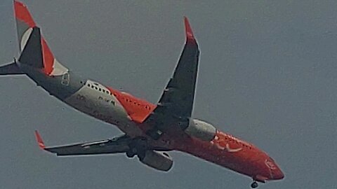 Boeing 737-800 PR-GXI coming from Rio de Janeiro to Fortaleza