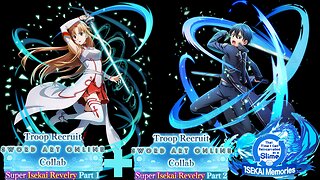 SLIME ISEKAI Memories: Troop Recruit SAO Collab Super Isekai Revelry P1 + P2 Banner Summons