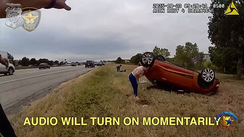 Fort Worth Officers Save Infant Pinned Under Overturned Vehicle on I-30