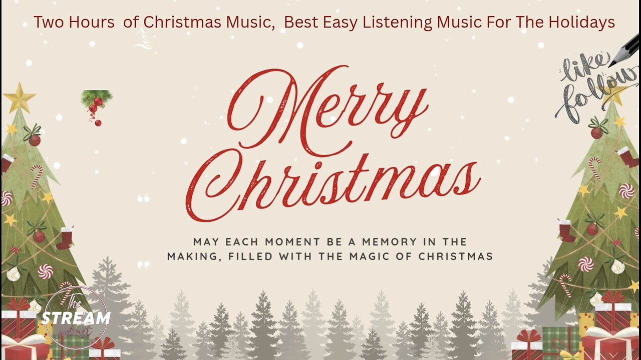 2026🎅🏻❄️🎄 Two Hours of Christmas Music, Best Easy Listening Music For The Holidays