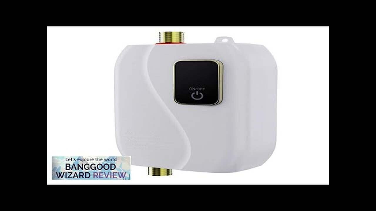 3500W Electric Tankless Water Heater Instant Hot Under Sink Tap Bathroom Kitchen Review