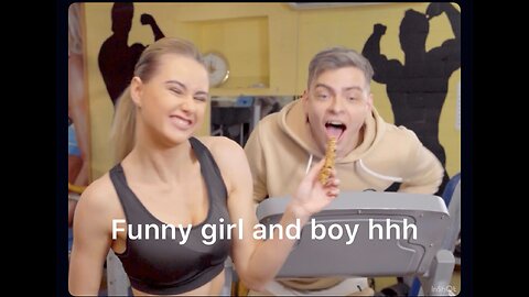Funny Girl & Boy at the Gym – You’ll Laugh Hard! 😂💥