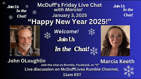 "McDuff and Marcia," Friday Live Chat with Marcia, January 3, 2025