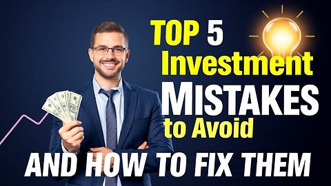 Top 5 Investment Mistakes to Avoid And How to Fix Them | #profitplaybook