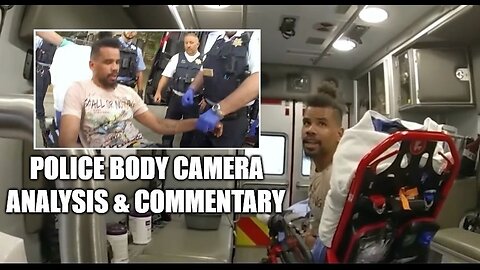 Negro Knows the Ambulance Loophole. Been to Jail Many Times. Police Body Camera