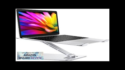 Foldable Laptop Stand Height Adjustable Ergonomic Computer Stand for Desk Aluminum Review