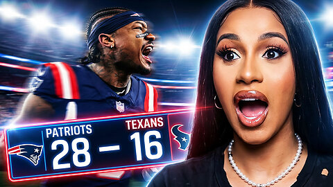 PATRIOTS vs TEXANS SHOCKER: Cardi B GOES OFF