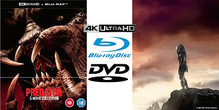 Predator 5 Movie Collection [4K UHD & Blu-ray & DVD Editions]