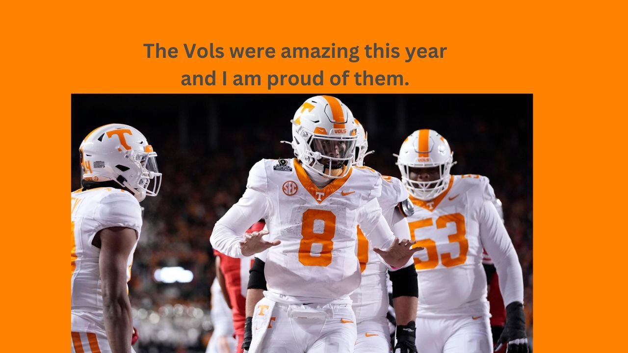 Quit complaining and be proud of the Vols after this season