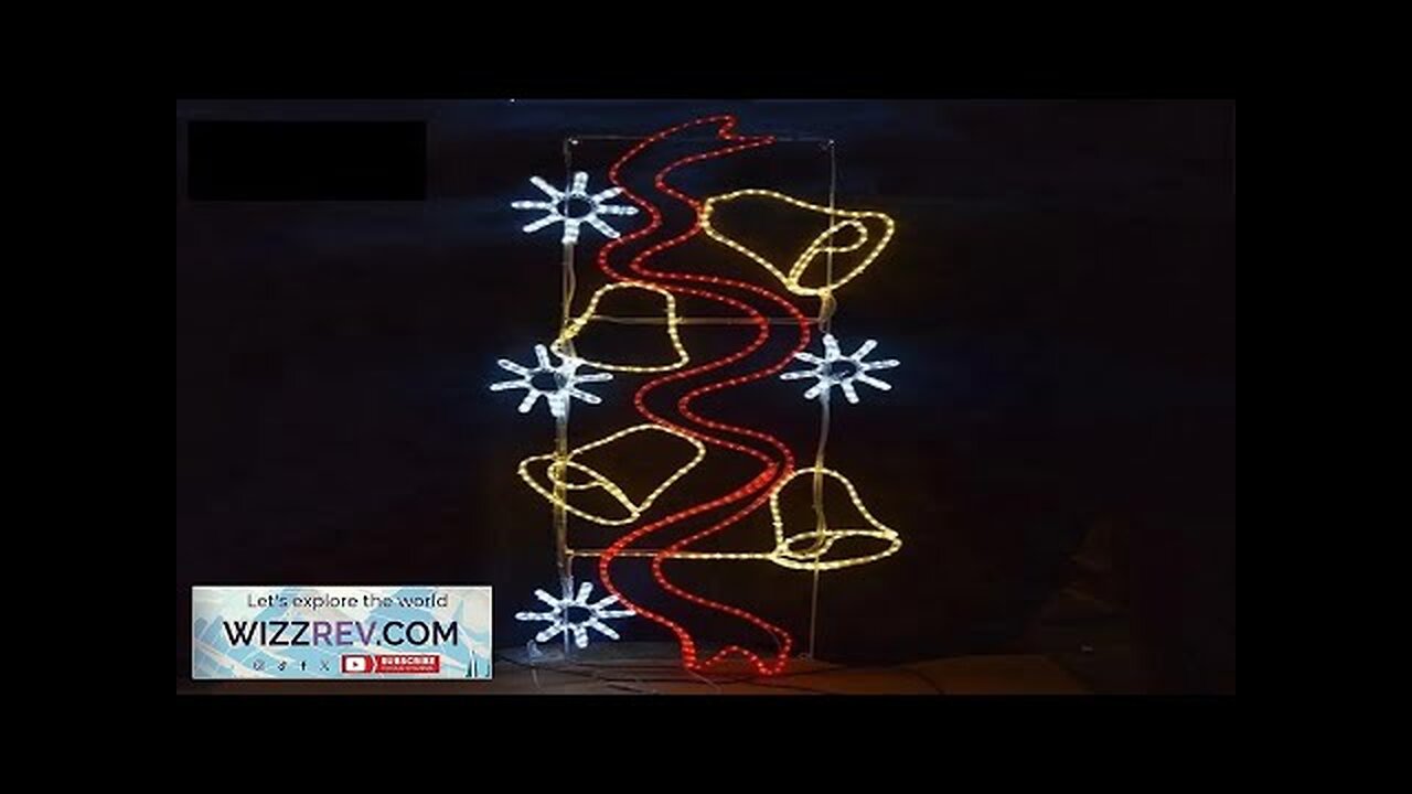 Outdoor Christmas Holiday Decoration Christmas 2D LED Street Pole Motif Lights Review