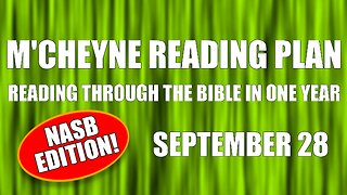 Day 271 - September 28 - Bible in a Year - NASB Edition