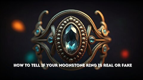 Moonstone Ring Investment: Real vs. Fake