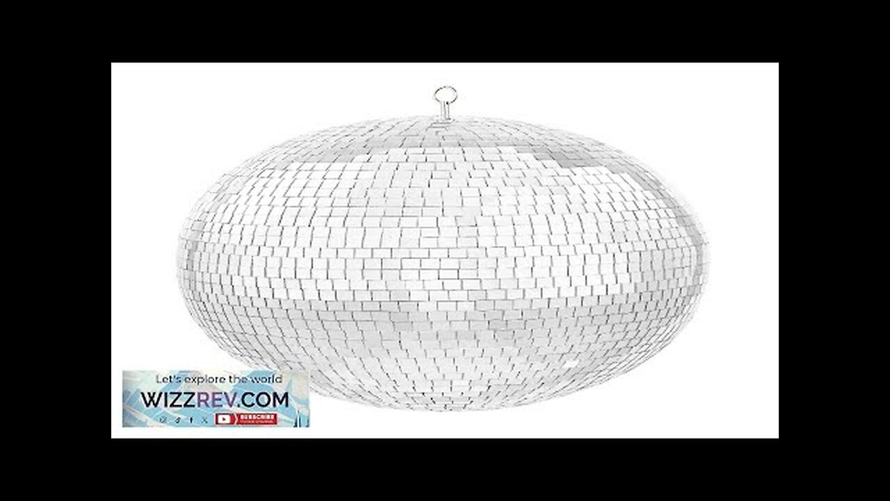 Mirror Disco Ball 20 In Silver Party Large Disco Ball with Hanging Review