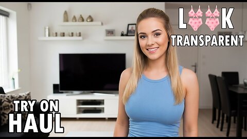 4K black Transparent Mesh Lingerie Try-On Haul | Micro Bikini + Summer Dress Review 2025 Eps 5
