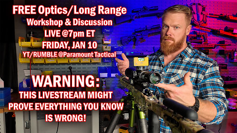 LIVE Optics/Long Range Workshop/Discussion/Debate