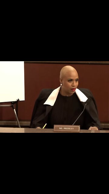 Ayanna Pressley LOSES IT During Hearing