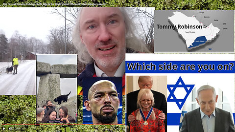 💩 Israel-kritik är antisemitisk! Tommy UAE Robinson. Yttrandefrihet-Google. Livräddare Tate. Andmat