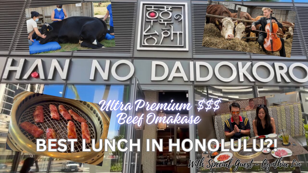 ATTENTION MEAT LOVERS! We found the best lunch in Honolulu! Han No Daidokoro Omakase Restaurant