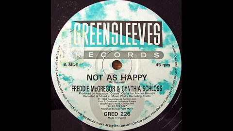 Freddie McGregor & Cynthia Schloss – Not As Happy | Iconic Lovers Rock Classic