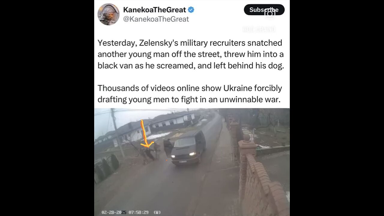 UKRAINE MILITARY ABDUCT MAN🇺🇦💂♂️🦮🏃♂️💂🚐📸OFF STREET TO FIGHT PROXY WAR🇺🇦🔥💂♀️💫