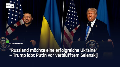 Trump lobt "großzügigen Putin" – Selenskij sichtlich verblüfft