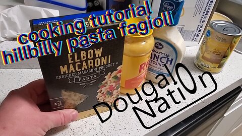 cooking tutorial - hillbilly pasta fagioli