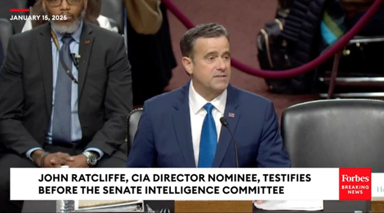 JUST IN: Trump's CIA Nominee, John Ratcliffe, Testifies Before The Senate Intelligence Committee