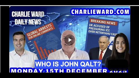 CHARLIE WARD DAILY NEWS WITH CHARLIE WARD, PAUL BROOKER & DREW DEMI MONDAY 15TH DEC 2025