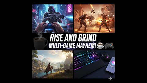 Rise and Grind: MULTI-GAME Mayhem! ☕🎮 #goonsquad