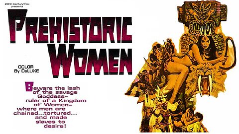 PREHISTORIC WOMEN 1967 Hammer Cash-In on Their Own One Million Years BC FULL MOVIE HD & W/S