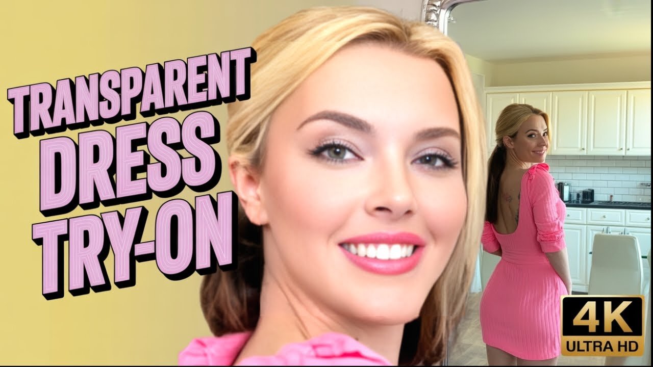 I'M WEARING SEE-THROUGH DRESSES IN FRONT OF THE MIRROR!