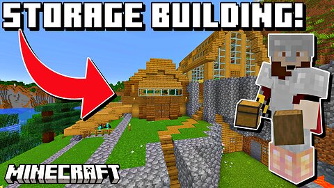 I Made A STORAGE BUILDING In My Forever Minecraft World! (G1's Adventure #4)