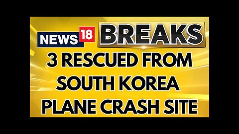 According To The Reports Three People Rescued After Plane Crash In South Korea | South Korea Plane