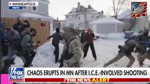 ICE agent kills violent rioter in Minneapolis then Tim Walz threatens Cival War
