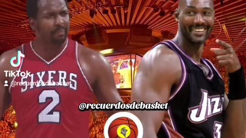 MOSES MALONE VS KARL MALONE #MosesMalone #KarlMalone #nba #baloncesto #basketball