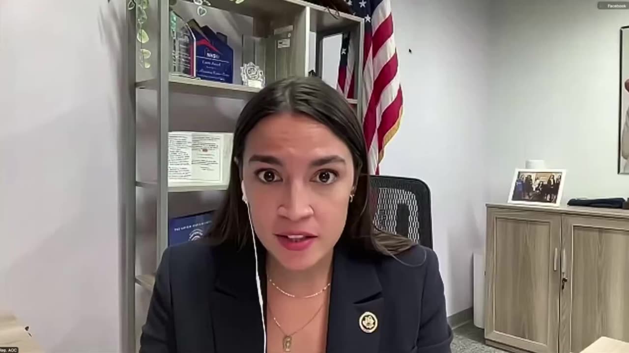 AOC claims the majority of Americans oppose Trump.
