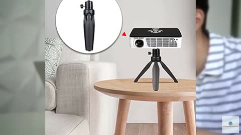 SoeKoa Mini Projector Tripod Mount Compatible with DR.J Upgrade, DBPOWER, Anker,