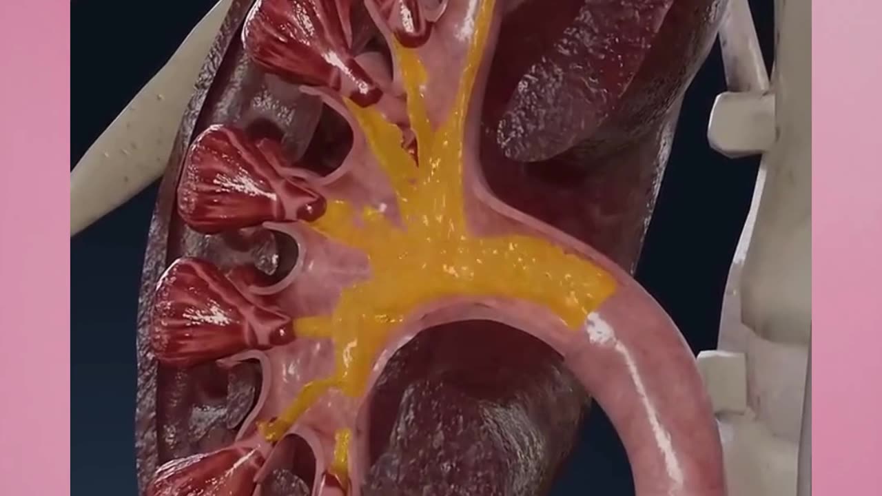 Kidneys work explained in 3D_ the formation of urine