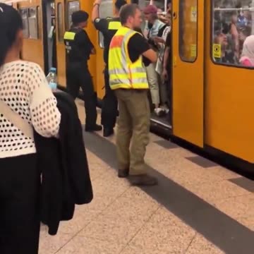 Germans forced to leave a train as wailing islamists fill the carriages, heading off