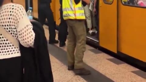 Germans forced to leave a train as wailing islamists fill the carriages, heading off