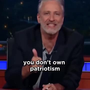 Jon Stewart calls out Republicans: "You don't own patriotism, you don't own Christianity, ...