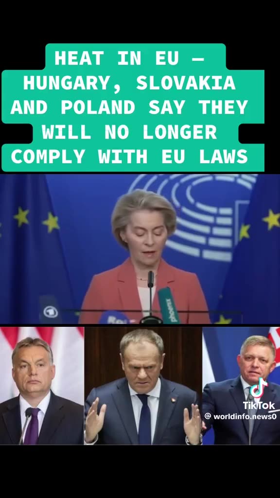 Poland, Hungary & Slovakia REJECT the Crooked European Union