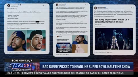 Conservatives react after Bad Bunny picked for Super Bowl halftime show